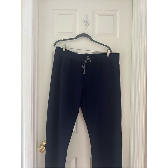 Figs Livingston Basic Scrub Pants XL Petite Navy Blue women’s - Picture 5 of 8